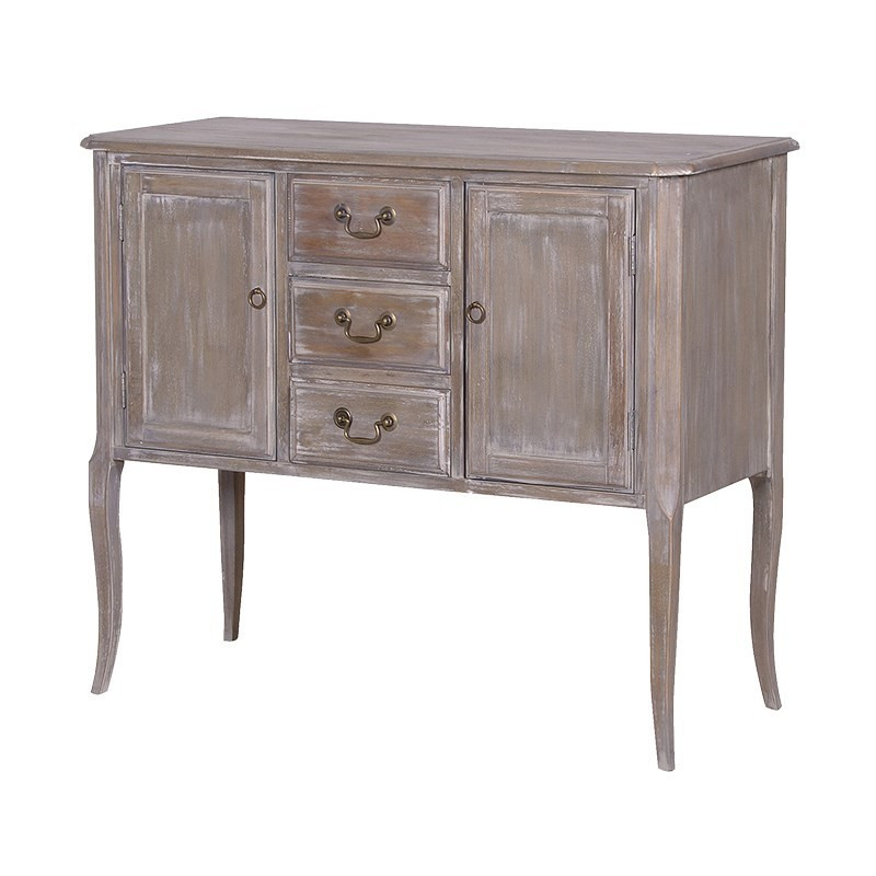 Grey Lime Washed Small Sideboard Javell Furniture Jepara Furniture