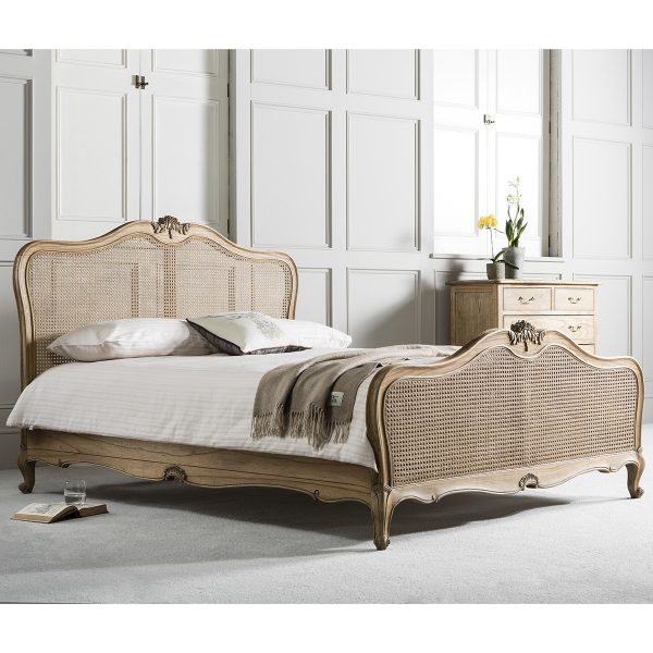 French Rattan Bed