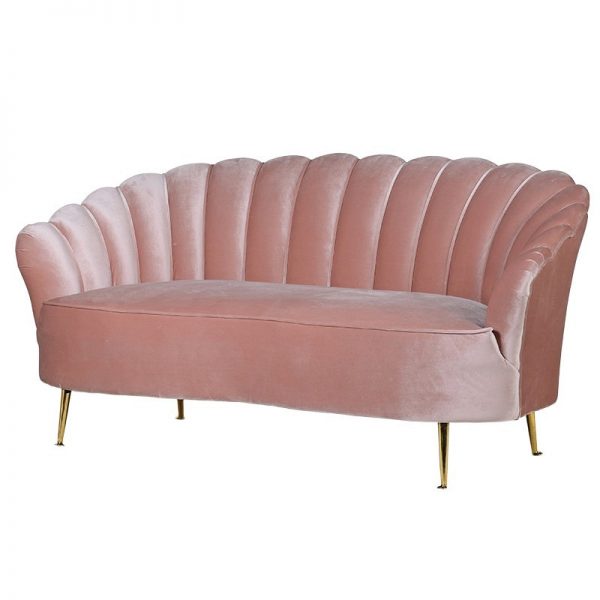 Pink 2 Seater Petal Sofa