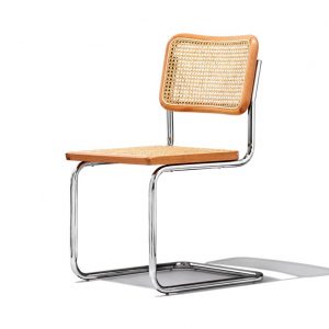 Cane Stainless Steel Arm Chair